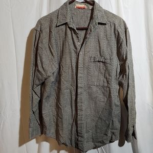 Men's LG long sleeve button shirt